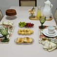thumbnail image 3 of Plateau de Service Ovale en Cristal de Collection Perle 24x12x2cm, 3 of 6