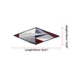thumbnail image 2 of INSPIRE CHIC Women's Pleated Rhombus Scarf Neck Scarves Neckerchief Headscarf Wine Red, 2 of 4