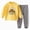 H234-Yellow, variant on TOWED22 2pcs Toddler Baby Girl Boy Fall Winter Clothes Long Sleeve Hooded Sweatshirt Tops Casual Pants Set Print Outfits Clothing(Pink,18-24 M)