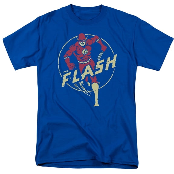 DC Comics Flash Flash Comics S/S Adult 18/1 Royal Blue