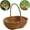 BW2, variant on Clearance Fruit Plate under $10,Creative Watermelon Basket Imitation Wicker Shopping Basket Grocery Basket Fruit Basket Basket Outdoor Picnic Basket Multi Functional Handheld