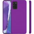 thumbnail image 2 of Galaxy Note 20 Case, Samsung Note 20 Case Liquid Silicone Case Dual Layer Hard PC Soft Silicone Rubber Bumper Slim Fit Protective Phone Case for Samsung Galaxy Note 20 5G, Purple, 2 of 12