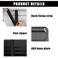 thumbnail image 3 of Car Sun Visor Organizer, Soft Leather Surface Eyeglasses Note Card Holder Car Storage Bag, Scratch - Resistant Waterproof Auto Sunshade Organizer Bag, Car Accessories, 3 of 10