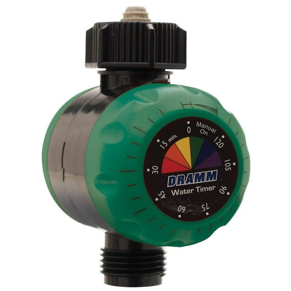 Dramm 10-15044 Premium ColorStorm Mechanical Water Timer – Green - 6"