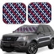 thumbnail image 1 of Balery Patriotic Star Pattern Parasol para parabrisas de coche de 2 piezas | Parasol plegable para parabrisas delantero de coche para la mayoría de sedanes-Large, 1 of 6