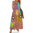 thumbnail image 1 of Vestido sin mangas con frutas de arte abstracto, vestido de fiesta, vestido de fiesta, vestidos de verano para damas, 1 of 7