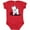 Red, variant on Inktastic Westie with Ball Boys or Girls Baby Bodysuit