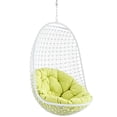 thumbnail image 3 of Modway Encounter Swing Outdoor Patio Fabric Lounge Chair in White, 3 of 4