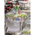 thumbnail image 5 of Outdoor Tablecloths with Umbrella Hole & Zipper, Blue Purple Floral Round Tablecloth 54 Inch, Spring Vintage Hydrangea Flower Truck Waterproof Table Cloth, Patio/Pool/Picnic Table Covers, 5 of 8
