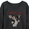 thumbnail image 3 of Gremlins - Dapper & Sophisticated - Women's Lightweight French Terry Long Sleeve Shirt, 3 of 5