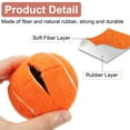 thumbnail image 3 of Uxcell 12 Pcs Pelotas de Tenis Precutadas para Andadores, Accesorios Universales de Pelotas Deslizantes Precutadas para Protección de Patas de Muebles y Pisos, Naranja, 3 of 6