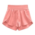 thumbnail image 6 of Summer Breathable Athletic Shorts Women High Waisted Yoga Shorts Thin Gym Workout Running Pants Pink XS, 6 of 7