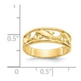 thumbnail image 2 of 14k Yellow Gold Triple Dolphin Band Ring - 2.5 Grams - Size 6.50, 2 of 2