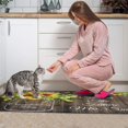 thumbnail image 4 of Kitchen Rugs and Mats Non Skid Washable Vintage Sunflower Board Kitchen Mat and Rug Set,Floor Cushion Waterproof Rug,Rubber Backed Area Rugs for Kitchen Laundry, 4 of 7