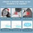 thumbnail image 4 of GALASALA Almohada Memory Foam, Almohada Cervical para Aliviar el Dolor de Cuello, Almohada Ortop&eacute;dica Ergon&oacute;mica para Boca Arriba, Personas Que Dormir de Lado o Boca Abajo, con F, 4 of 6