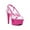 Fuchsia, variant on 709-LEONA, 7" Pointed Stiletto Sandal