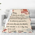 thumbnail image 2 of Throw Blankets Anniversary Birthday Gifts for Mom from Daughter Son, Women Blanket for Mother's Day, Soft Flannel Throw Blanket Gifts for Mama Birthday Christmas Valentines for Couch Bed Sofa 60x50In, 2 of 13
