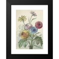 thumbnail image 2 of Willem van Leen 11x14 Black Modern Framed Museum Art Print Titled - Bouquet Flowers in the Neck of a Green Vase (1763), 2 of 5