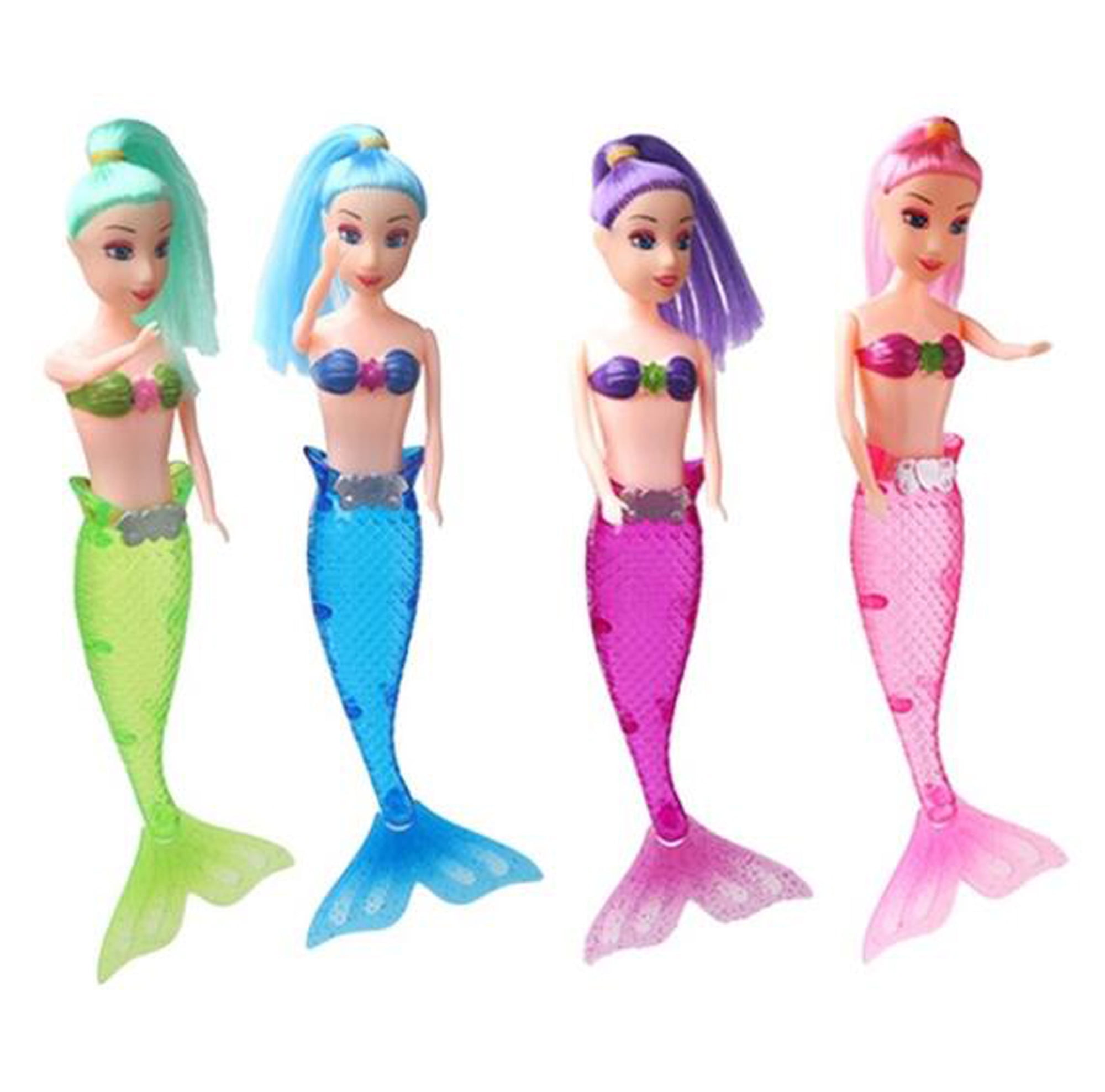 Colors Varies 1 Black African American Mermaid Doll Toy 11 Bathtub Water Pool Toy