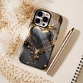 thumbnail image 6 of Luxury Gold Black Heart iPhone Case For Couples Valentine’s Day Gift, Compatible with iPhone 11/12/13/14/15/16 (Pro Max/Plus), 6 of 9