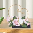 thumbnail image 6 of QccHieUs Wedding Flower Display Stand Backdrop Decor with Greenery Garland Plant Elegant Pink, 6 of 9