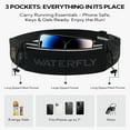 thumbnail image 7 of WATERFLY Unisex Adjustable Sports Jogging Fitness Nylon Running Waist Belt Elastic Band,Black, 7 of 7