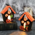 thumbnail image 2 of Moyic Hotel Halloween Mini iluminación cabina de casa decoración sala de estar banquete portátil brillante decoración colgante Festival Kits de decoración para fiestas Moyic HA068177-00, 2 of 6