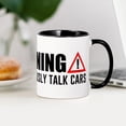 thumbnail image 4 of CafePress - Warning May Spontaneously Talk C - 11 oz Ceramic Mug - Novelty Coffee Tea Cup, 4 of 6