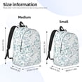 thumbnail image 2 of Vsdgher Dragonfly Print Canvas Backpack Travel Rucksack Unisex Knapsack 15.7/17.7Inch Laptop Backpack for Work,College -Medium, 2 of 5