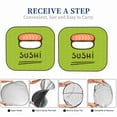 thumbnail image 6 of Haiem Fresh Sushi Car Windshield Sun Shade (2 Pieces) Foldable Windshield Sun Shade Car Accessories for Truck SUV Pickup-Medium, 6 of 7