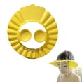 thumbnail image 2 of Baby Safe Shampoo Shower Bathing Protection Soft Shower Cap Hat Wash Hair Shield for Children Kids (Yellow), 2 of 7