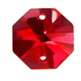 thumbnail image 2 of Unique Bargains 50Pcs Red Octagonal Crystal Beads for DIY Light Accessories 14mmx7.8mm, 2 of 3