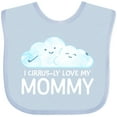 thumbnail image 3 of Inktastic I Cirrus-ly Love My Mommy Boys or Girls Baby Bib, 3 of 4