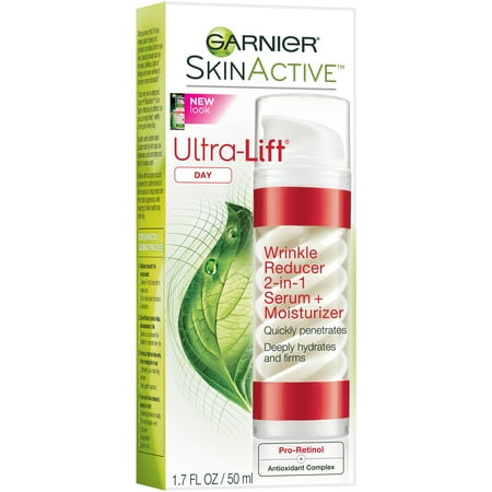 Garnier® SkinActive™ Ultra-Lift® Wrinkle Reducer 2-in-1 Serum + Moisturizer 1.7 fl. oz. Box