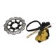 thumbnail image 5 of Rear Hydraulic Disc Brake Caliper Brake Master Cylinder Assembly with Brake Discs Set for CRF50 CRF70, 5 of 9