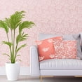 thumbnail image 4 of Rose Flower Stencils Rose Stencils Rose Background Template 11.8"x 11.8" Rose Floral Stencils PET Reusable Craft Painting on Wood Canvas Wall Furniture Home Decor, 4 of 7