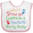 thumbnail image 3 of Inktastic Mechanic Like Daddy Boys or Girls Baby Bib, 3 of 4
