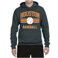 thumbnail image 2 of Wild Bobby City of Houston Baseball Fantasy Fan Sports Unisex Hoodie Sweatshirt, Charcoal, 3X-Large, 2 of 6