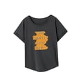 thumbnail image 4 of Camiseta para mujer con cuello redondo y cuello redondo, camisetas de verano para oficina, vacaciones, senderismo S, 4 of 7