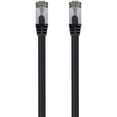 thumbnail image 1 of Monoprice Cat8 26AWG S/FTP Câble Réseau Ethernet - 2 Pieds - Noir, 2GHz, 40Gbps, Hauteur Libre 3dB, Cuivre Pur Nu, PVC -, 1 of 4