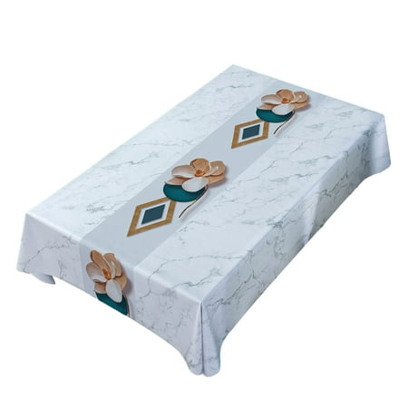 

Kiskick Waterproof Tablecloth Rectangular Tablecloth Autumn Leaves Print Tablecloth Pvc Table Cloth Waterproof Oilproof Rectangular Coffee Dining Table Cover