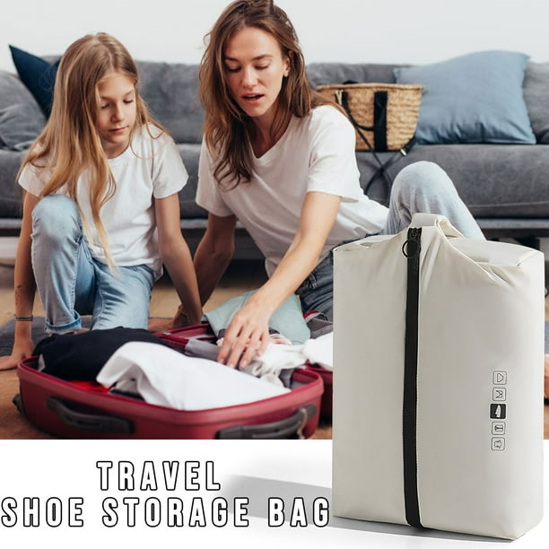 Bolsa de Viaje para Guardar Zapatos, Ideal para Viajes de Negocios | Bolsa Portátil de Gran Capacidad para Guardar Zapatos | Material Resistente Al Agua | Costuras Reforzadas y Cierre Seguro | Portát