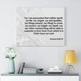 thumbnail image 2 of Scripture Walls Christ Jesus Our Lord Romans 8:38-39 Bible Verse Canvas Christian Wall Art Ready to Hang Unframed, 2 of 9