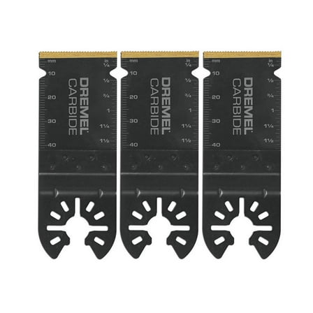 Dremel MM485B Multi-Max 1.7 x 1.5 Inch Carbide Flush Cut Saw Blade, 3 Pack