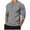Gray Mens Shirts, variant on Golf Shirts for Men Long Sleeve Raglan T-Shirt Compression Fit Button Up Crewneck Pullover Undershirts