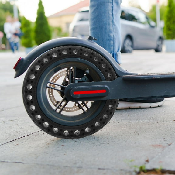 MLINS Solid Tire Replacement For Electric Scooter 8 Inch Rubber Front Rear Tire Scooter Wheels Replacement Explosion Proof Solid Tire