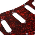 thumbnail image 3 of SSS de 3 Capas Orificios para Caparazón de Tortuga Roja de Repuesto de Straocaster shamjiam Golpeador para guitarra, 3 of 8