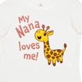 thumbnail image 4 of Inktastic My Nana Loves me- cute giraffe Boys or Girls Toddler T-Shirt, 4 of 5