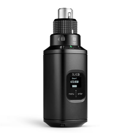 Shure Shure SLXD3 Plug-On Digital Wireless Transmitter with XLR Connector, 514-558MHz