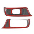 thumbnail image 4 of Switch 2pcs Real Carbon Fiber Window Switch Panel Cover Trim Fits for  911 718 16-19, 4 of 8